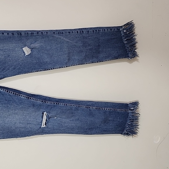 Free People Great Heights Frayed Jeans Size 31 - Picture 3 of 8